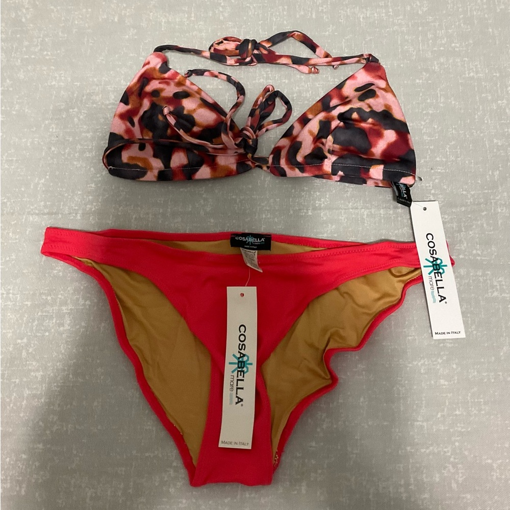 NWT Cosabella Swimsuit Bikini Set Made in Italy Size S/P